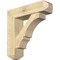 Ekena Millwork Balboa Craftsman Rough Sawn Bracket w/ Offset Brace, Douglas Fir, 8"W x 30"D x 30"H BKT0806X30X30BOA04RDF - alternate 1